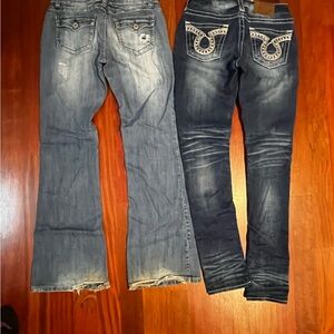 Big Star straight leg & Boot Cut Jeans with Faded Look